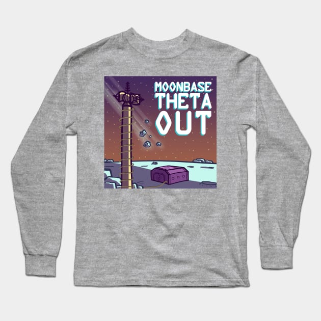 Moonbase Theta, Out - logo Long Sleeve T-Shirt by Monkeyman Productions